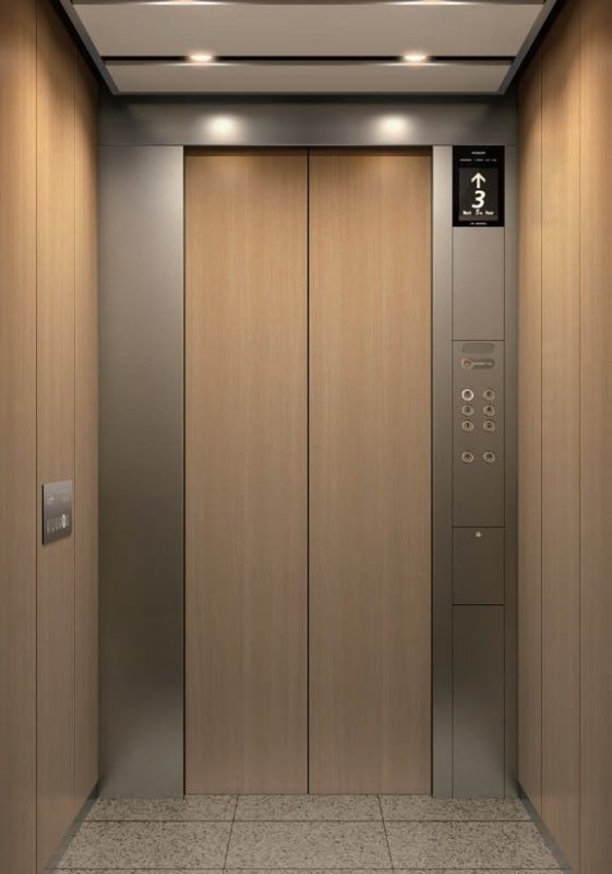 Cabina em Aço e Madeira